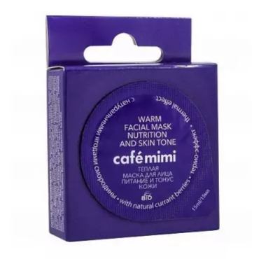 Cafe Mimi -  Cafe Mimi Maseczka do pielęgnacji twarzy - Rozgrzewająco-odżywiająca, 15 ml 